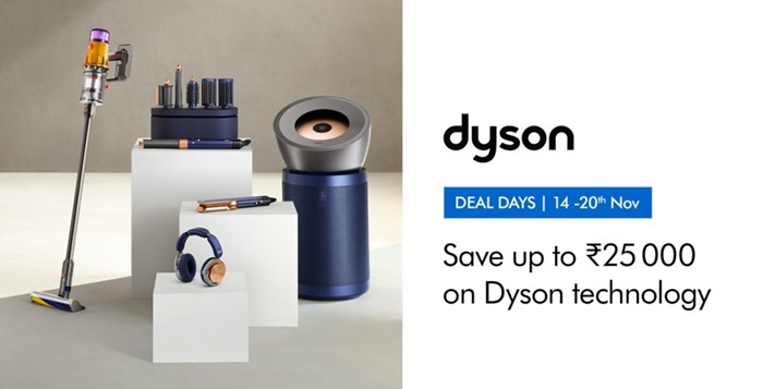 Dyson Deal Days begin with discounts up to ₹25,000 on Hair Care, Cleaning, Air Purifiers, and Audio