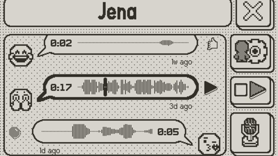 There’s a cute voice messaging app for Playdate now