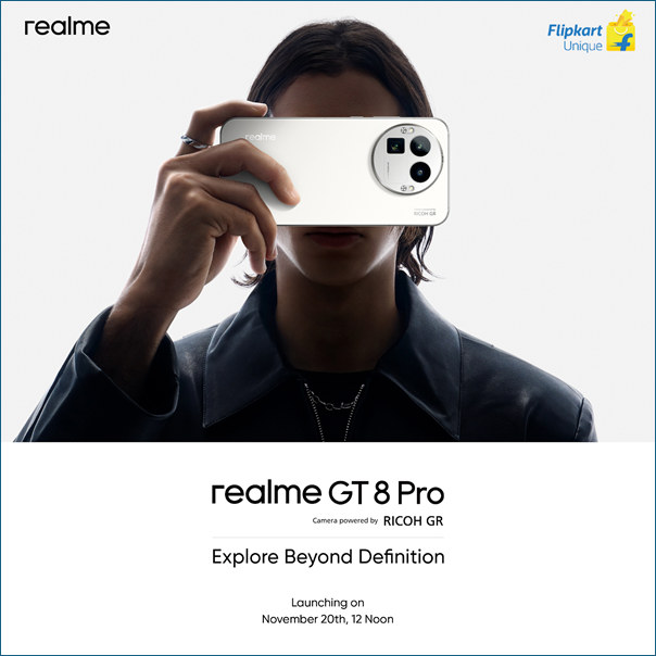 realme GT 8 Pro India launch set for 20th November, to feature RICOH GR camera, Snapdragon 8 Elite Gen 5, and 7000mAh more