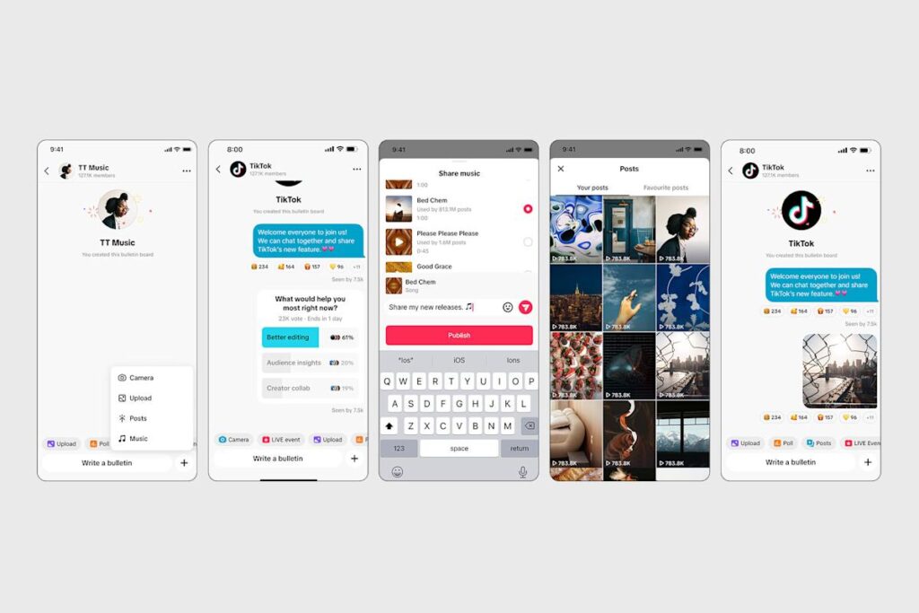 TikTok’s new ‘bulletin board’ feature lets creators send updates to their fans’ inboxes
