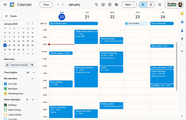 Google Calendar now lets you schedule tasks