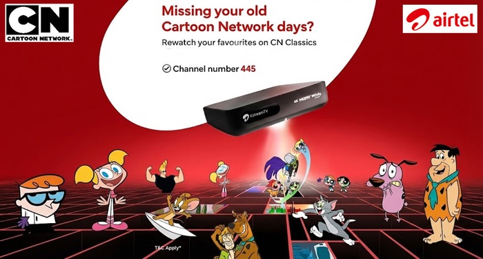 Airtel brings Classic Cartoon Network shows on Airtel Digital TV