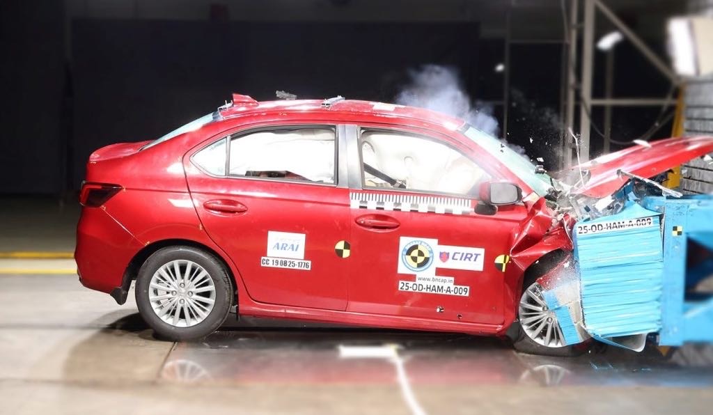 Honda Amaze Secures 5-Star Bharat NCAP Safety Rating