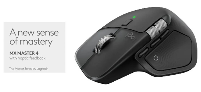 Logitech MX Master 4 wireless mouse launched in India, features with haptic feedback, 8000 DPI tracking, and more