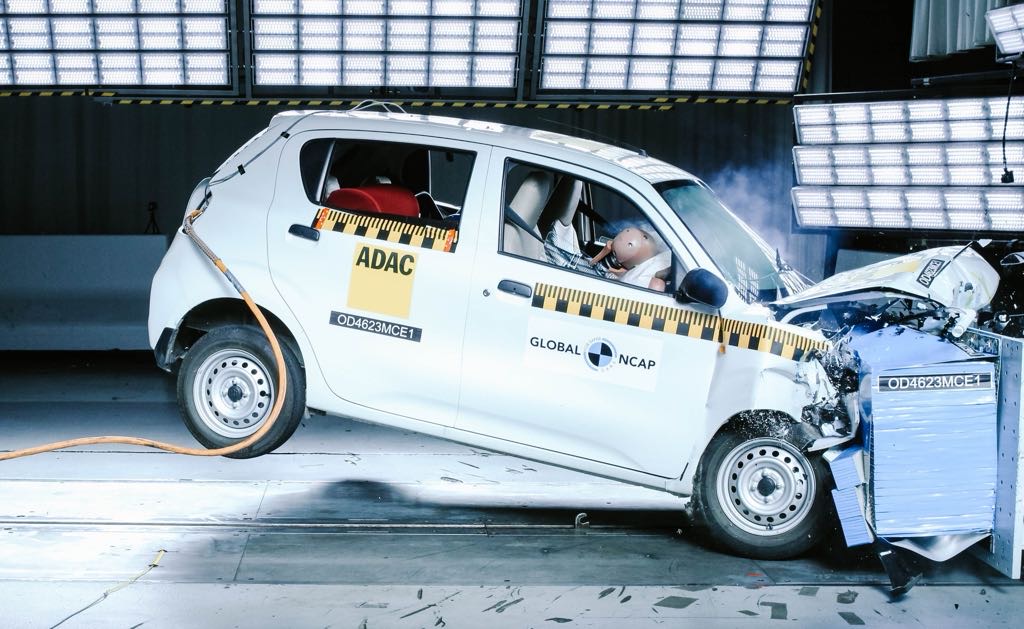 Maruti Celerio Scores 3 Star Rating In Global NCAP Crash Test [Video]