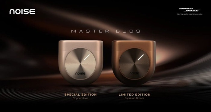Noise Master Buds is now available in new Espresso Bronze and Copper Rose color options