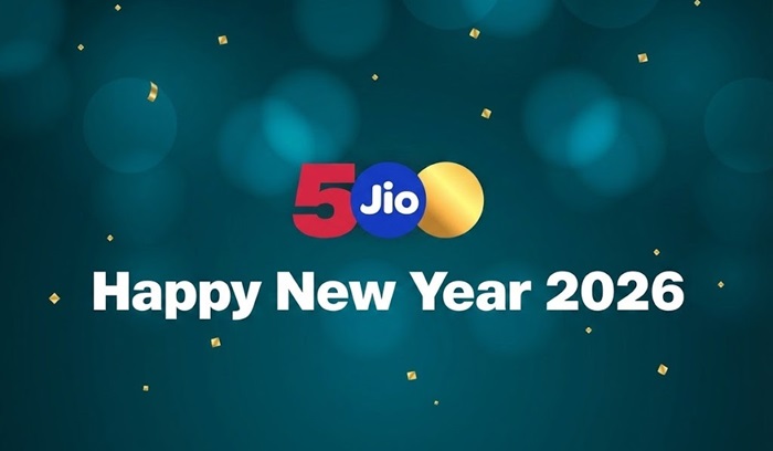 Reliance Jio launches ‘Happy New Year 2026’ prepaid plans