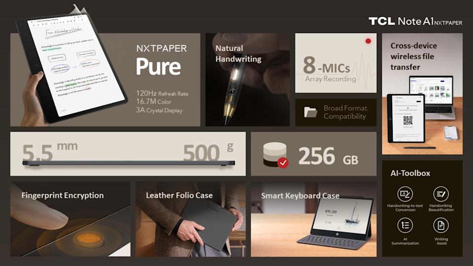 TCL introduces its own take on a color Kindle Scribe