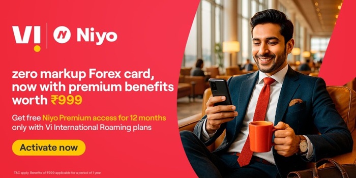 Vi introduces zero forex markup Niyo Forex Card for international travelers