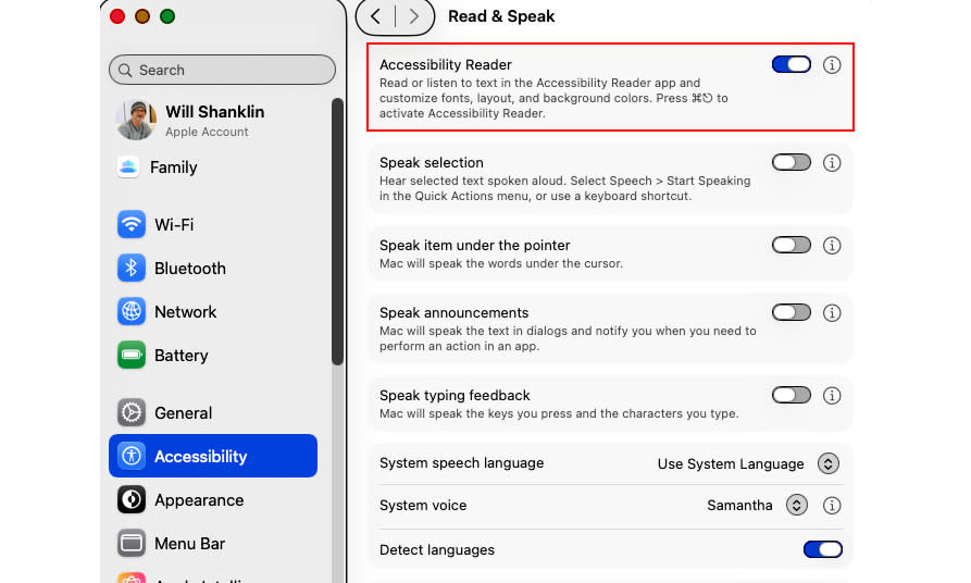 How to use Accessibility Reader on Apple devices