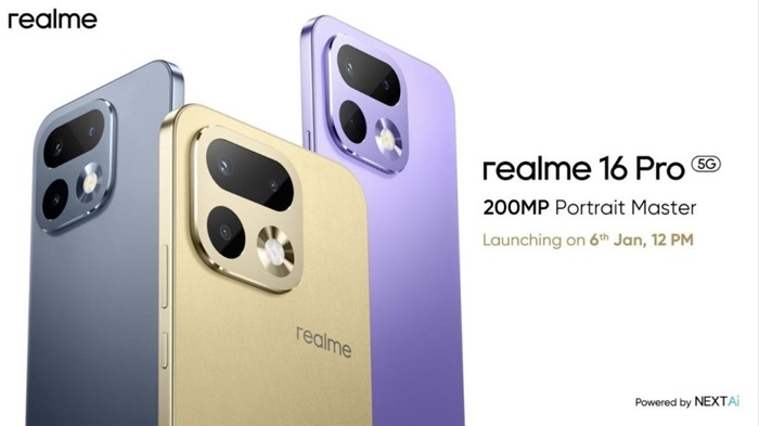 realme 16 Pro 5G confirmed to feature 200MP LumaColor camera, 7000mAh battery, 144Hz 1.5K 6500nits screen, IP69 rating, and more