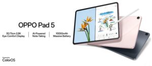 OPPO Pad 5 launched in India at ₹26,999 featuring 12.1-inch 2.8K display, Dimensity 7300-Ultra, 10050mAh battery, 5G support, and more