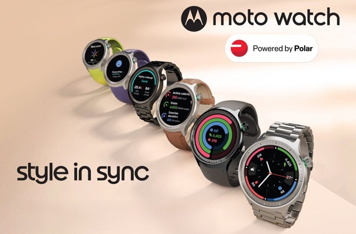 moto watch launched in India at ₹5,999 featuring 1.4-inch OLED screen, dual-band GPS, Bluetooth calling, Polar Health Tracking, and more
