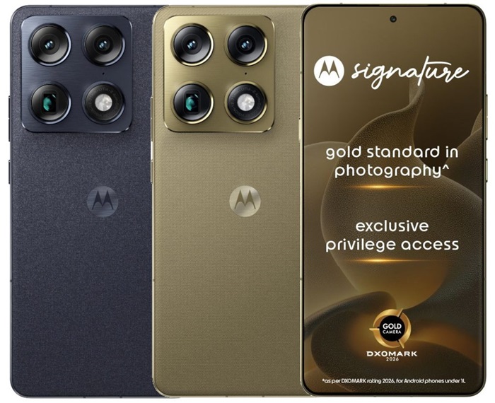 motorola signature launched in India at ₹59,999 features 24×7 exclusive privileges, 165Hz AMOLED screen, Snapdragon 8 Gen 5, and more