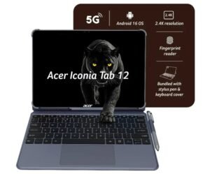 Acer Iconia Tab 12 5G and Iconia Tab 11 5G tablets launched in India starting at ₹23,999